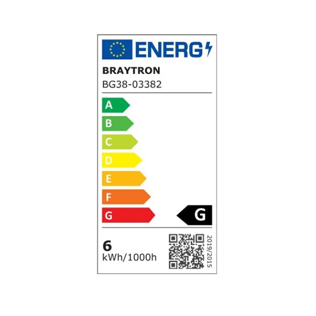 braytron_vector-b_6x1w_vanjska led dekorativna lampa_tamno siva_energetski certifikat